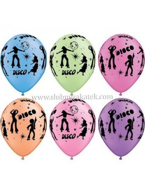 Balony z nadrukiem 'Disco'