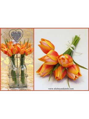 KWIATY SZTUCZNE Tulipany - bukiecik